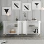 HANAH HOME Komoda Lyon 80 White Gold - slika 2