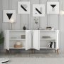 HANAH HOME Komoda Lyon 81 White Walnut - slika 2