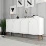 HANAH HOME Komoda Lyon 81 White Walnut - slika 3