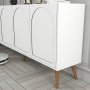 HANAH HOME Komoda Lyon 81 White Walnut - slika 4