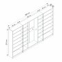 HANAH HOME Kale 8126 Hall Stand - slika 4