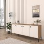 HANAH HOME Komoda Eylul Oak White - slika 3
