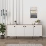 HANAH HOME Komoda Eylul Oak White - slika 1