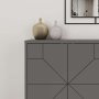 HANAH HOME Komoda Dune - Anthracite - slika 4