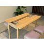 HANAH HOME Vina Mini 06 0701 Oak Soho Grey set stola stolica i klupe - slika 5