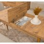 HANAH HOME Vina Atlantic Pine Cream set : sto, stolice i klupa - slika 3