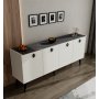 HANAH HOME Komoda Ay Tasi Kaya White - slika 4