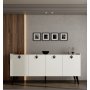 HANAH HOME Komoda Ay Tasi Kaya White - slika 1