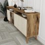 HANAH HOME Komoda Milan Walnut Travertine - slika 4