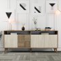 HANAH HOME Komoda Milan Walnut Travertine - slika 1