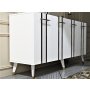 HANAH HOME Komoda Asel White Gold - slika 3