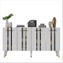HANAH HOME Komoda Asel White Gold - slika 5
