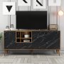 HANAH HOME Komoda Napoli Black Marble - slika 3