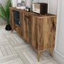 HANAH HOME Komoda Napoli Walnut - slika 4