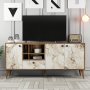 HANAH HOME Komoda Napoli White Marble - slika 3