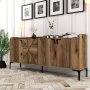 HANAH HOME Komoda Venedik Walnut - slika 2