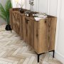 HANAH HOME Komoda Venedik Walnut - slika 4