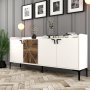HANAH HOME Komoda Venedik White - slika 2