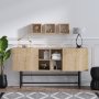 HANAH HOME Komoda Odette Sapphire Oak - slika 1