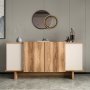 HANAH HOME Komoda Diana Sand Walnut - slika 1