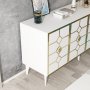 HANAH HOME Komoda Cagla White Gold - slika 5