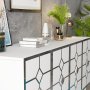HANAH HOME Komoda Cagla White Silver - slika 4