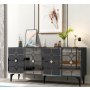 HANAH HOME Komoda Irmak Anthracite Silver - slika 2