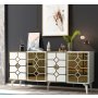 HANAH HOME Komoda Irmak White Gold - slika 2
