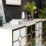 HANAH HOME Komoda Irmak White Gold - slika 4