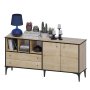 HANAH HOME Komoda Elegan Sapphire Oak - slika 2