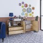 HANAH HOME Komoda Elegan Sapphire Oak - slika 1