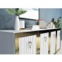 HANAH HOME Komoda Bare White Gold - slika 2