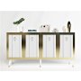 HANAH HOME Komoda Bare White Gold - slika 4