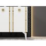 HANAH HOME Komoda Doruk White Gold - slika 3