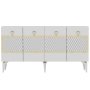 HANAH HOME Komoda Ipek White Gold - slika 4