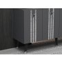 HANAH HOME Komoda Isil Anthracite Silver - slika 4