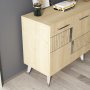 HANAH HOME Komoda Moda Sapphire Oak Silver - slika 4