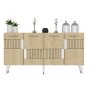 HANAH HOME Komoda Moda Sapphire Oak Silver - slika 5