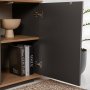 HANAH HOME Komoda Arista Anthracite Atlantic Pine - slika 4