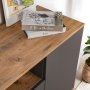 HANAH HOME Komoda Arista Anthracite Atlantic Pine - slika 5