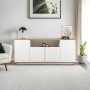 HANAH HOME Komoda Arista White Atlantic Pine - slika 2
