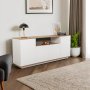 HANAH HOME Komoda Arista White Atlantic Pine - slika 1