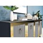 HANAH HOME Komoda Bare Anthracite Gold - slika 2