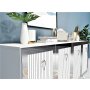 HANAH HOME Komoda Bare White Silver - slika 3