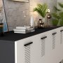 HANAH HOME Komoda Asimo Anthracite White - slika 4