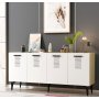 HANAH HOME Komoda Asimo Sapphire Oak White - slika 2