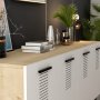 HANAH HOME Komoda Asimo Sapphire Oak White - slika 4