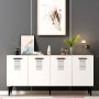 HANAH HOME Komoda Asimo Sapphire Oak White - slika 1