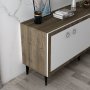 HANAH HOME Komoda Selen Walnut White - slika 4