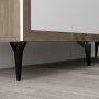 HANAH HOME Komoda Selen Walnut White - slika 5
